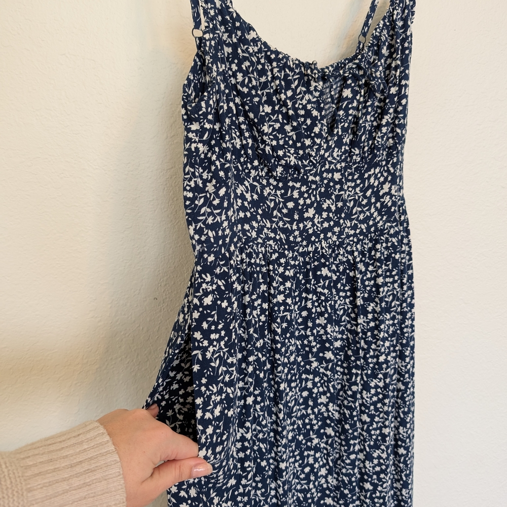 Floral Blue Dress